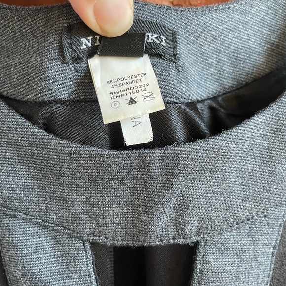 Black gray dress with cut-out - Picture 13 of 13